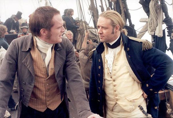 Paul Bettany y Russell Crowe