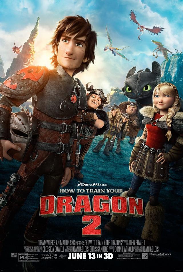 Cómo entrenar a tu dragón 2 - poster