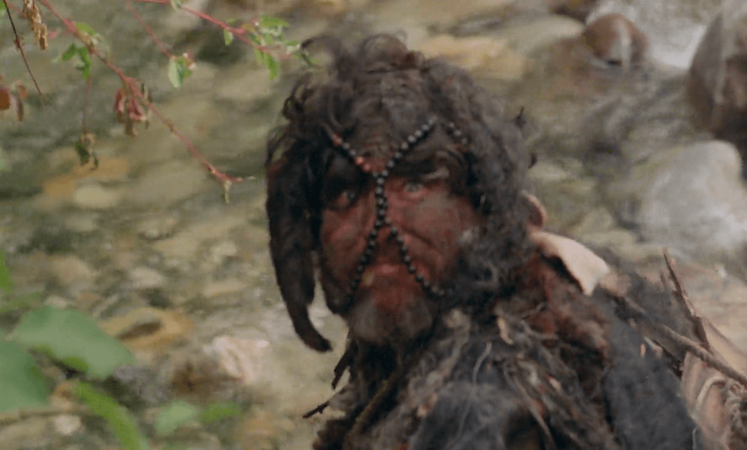 Imagen del asesino de Don't go in the woods.