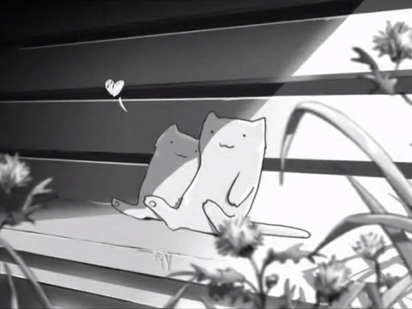 Ella y su gato 01