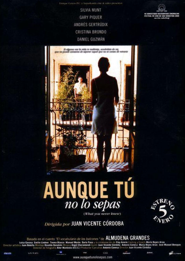 Aunque tú no lo sepas - poster