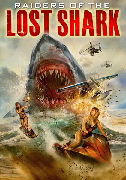 Raiders of the lost shark - poster