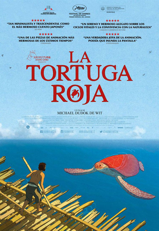 La tortuga roja - poster