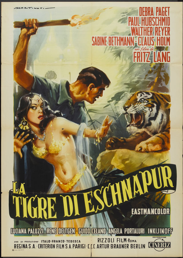 El tigre de Esnapur - poster