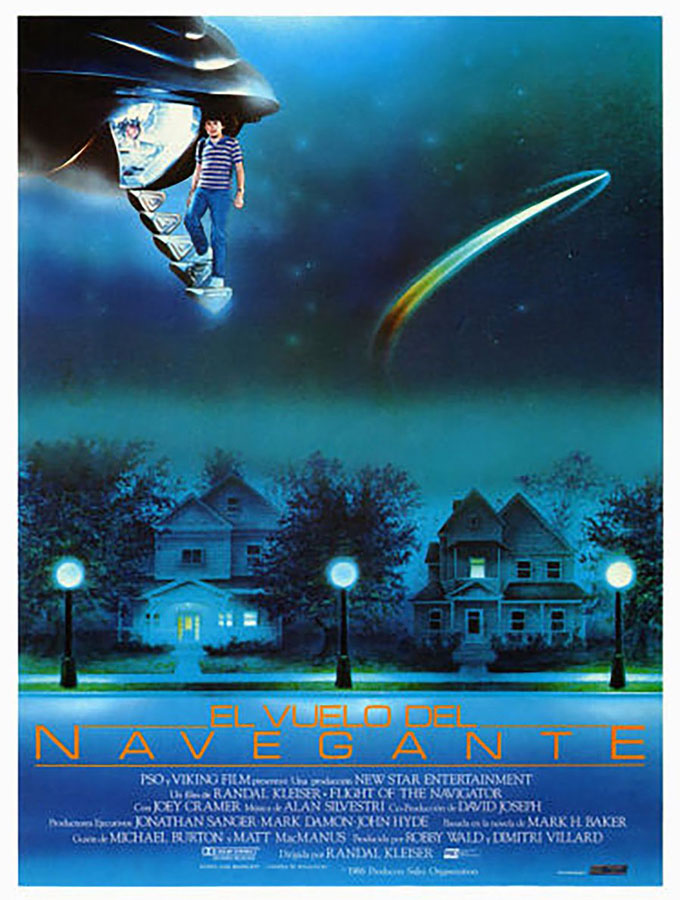 El vuelo del navegante - poster