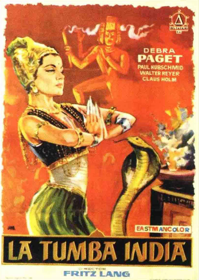 La tumba india - poster