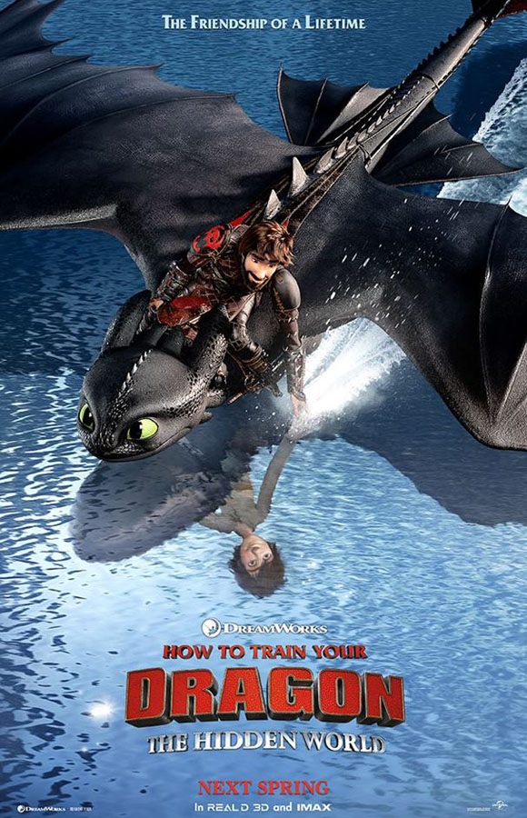 Cómo entrenar a tu dragón 3 - poster