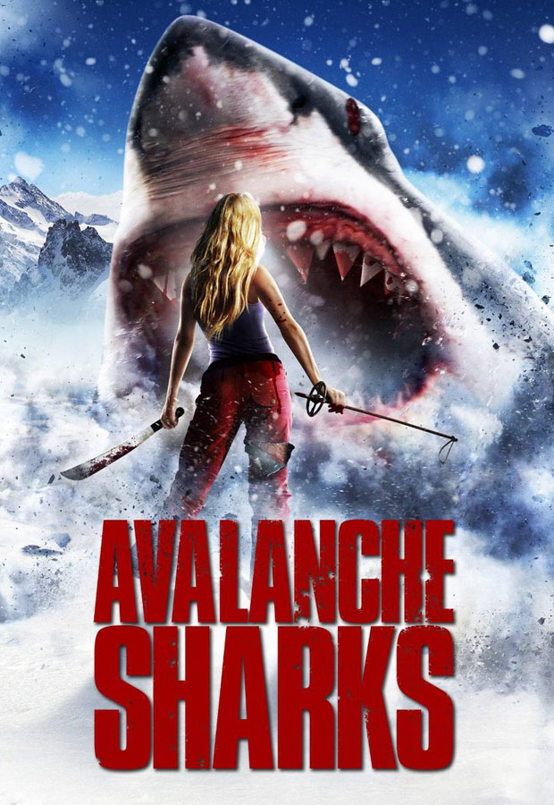 Avalanche sharks - poster