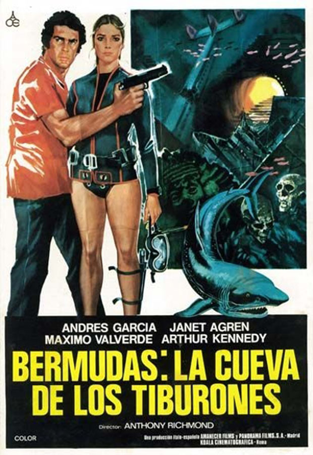 Bermudas: la cueva de los tiburones - poster