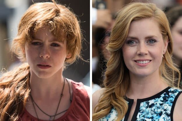 Imagen comparativa entre Sophia Lillis y Amy Adams