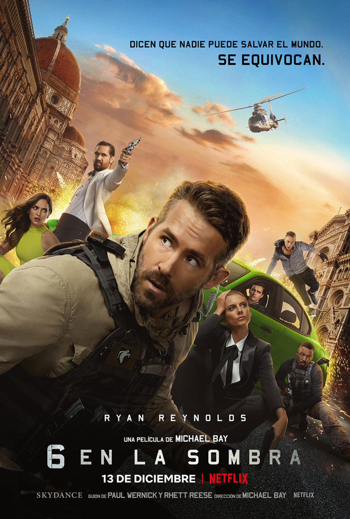 Cartel de la película 6 en la sombra, de 2019