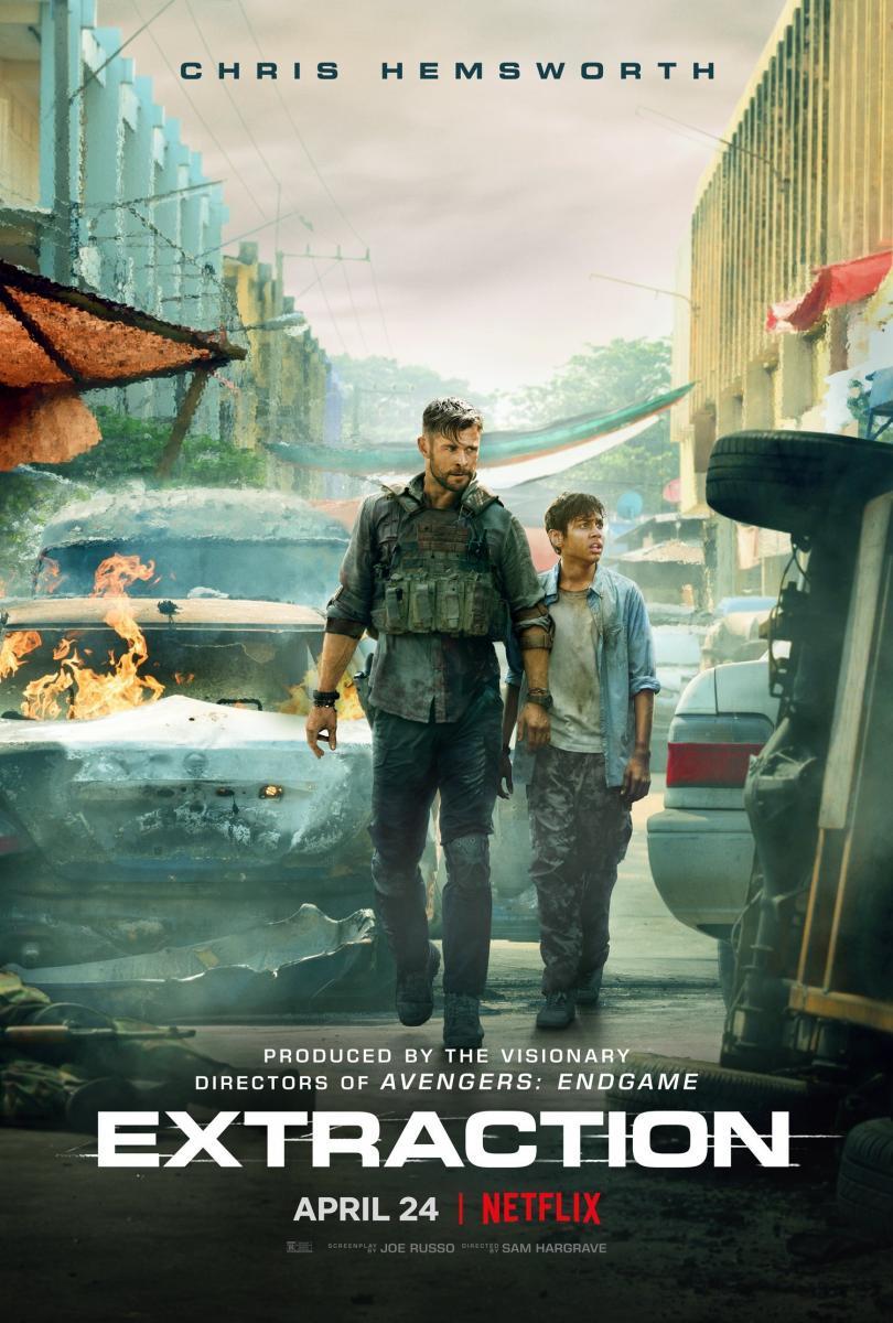 Cartel de la película Tyler Rake, de 2020