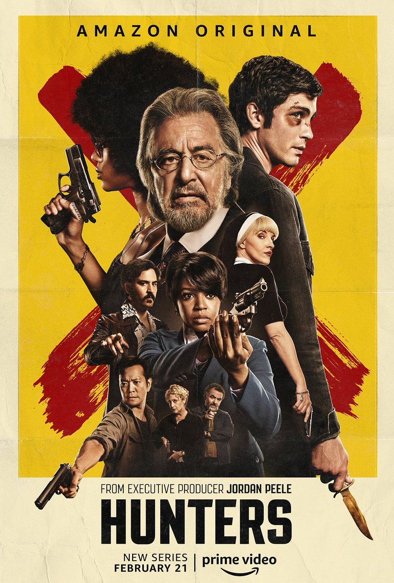 Cartel de Hunters, serie de Amazon Prime Vídeo