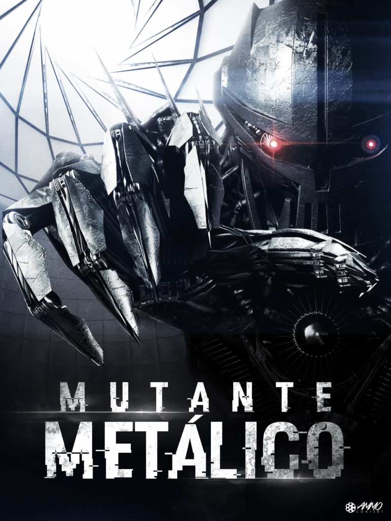 Variante del cartel de la película Mutante Metálico