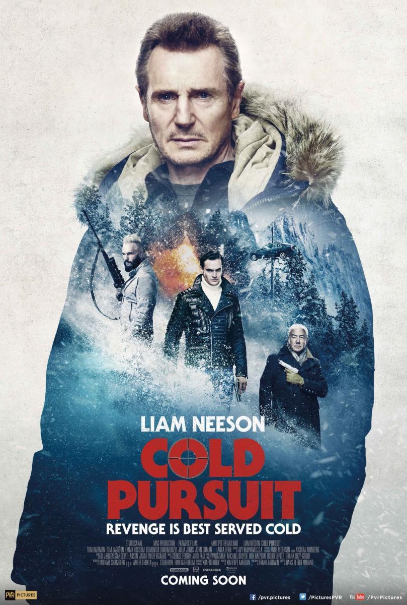 Cartel de la película Venganza bajo cero, de 2019