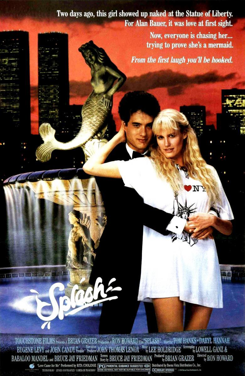 Cartel de Splash, de 1984