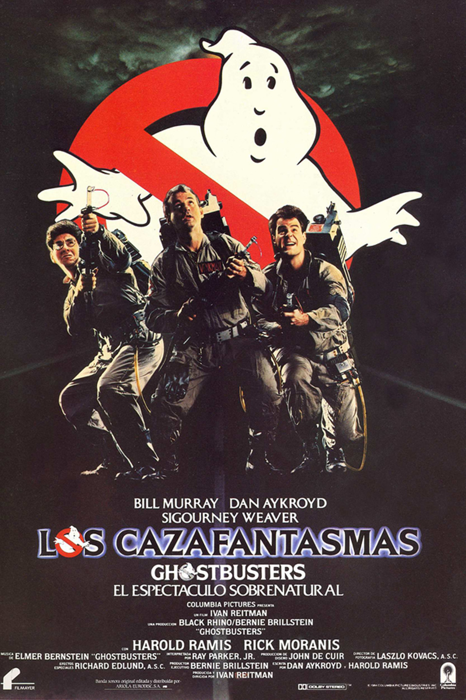 Cartel de Cazafantasmas, de 1984