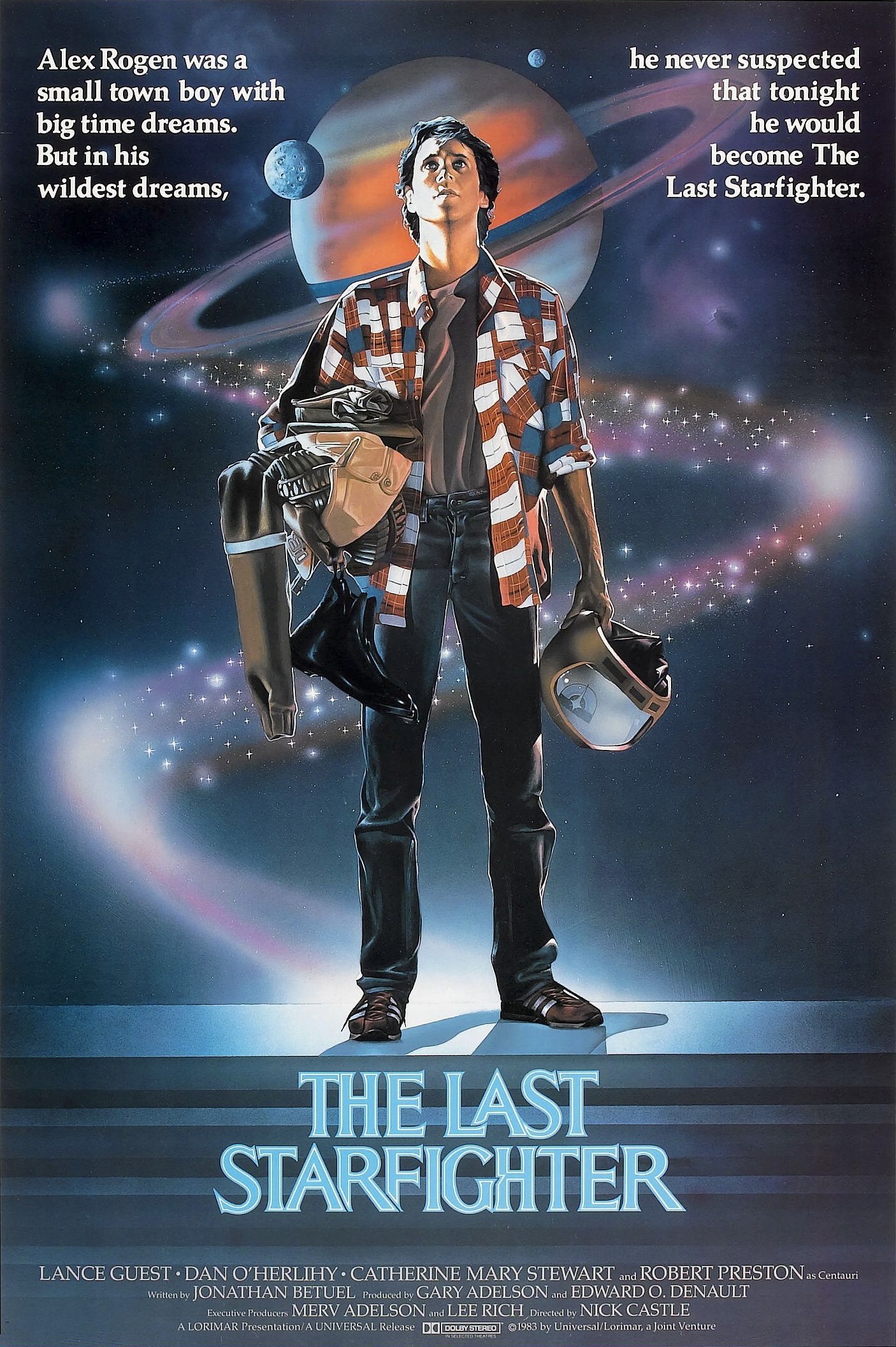Cartel de Starfighter: la aventura comienza, de 1984
