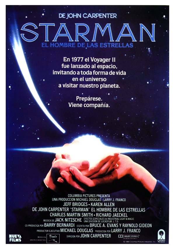 Cartel de Starman, de 1984