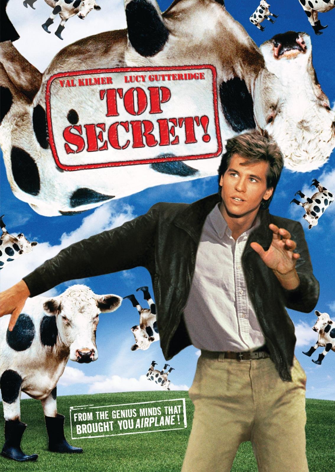 Cartel de la película Top Secret, de 1984