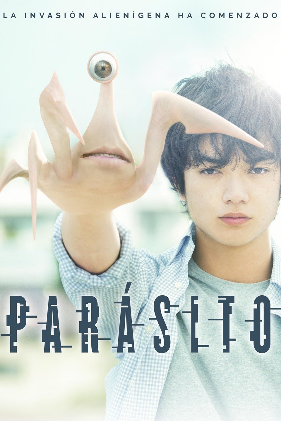 Cartel de la película Parásito, de 2014.