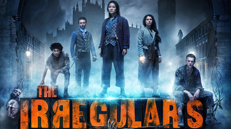 Imagen promocional de la serie Los Irregulares