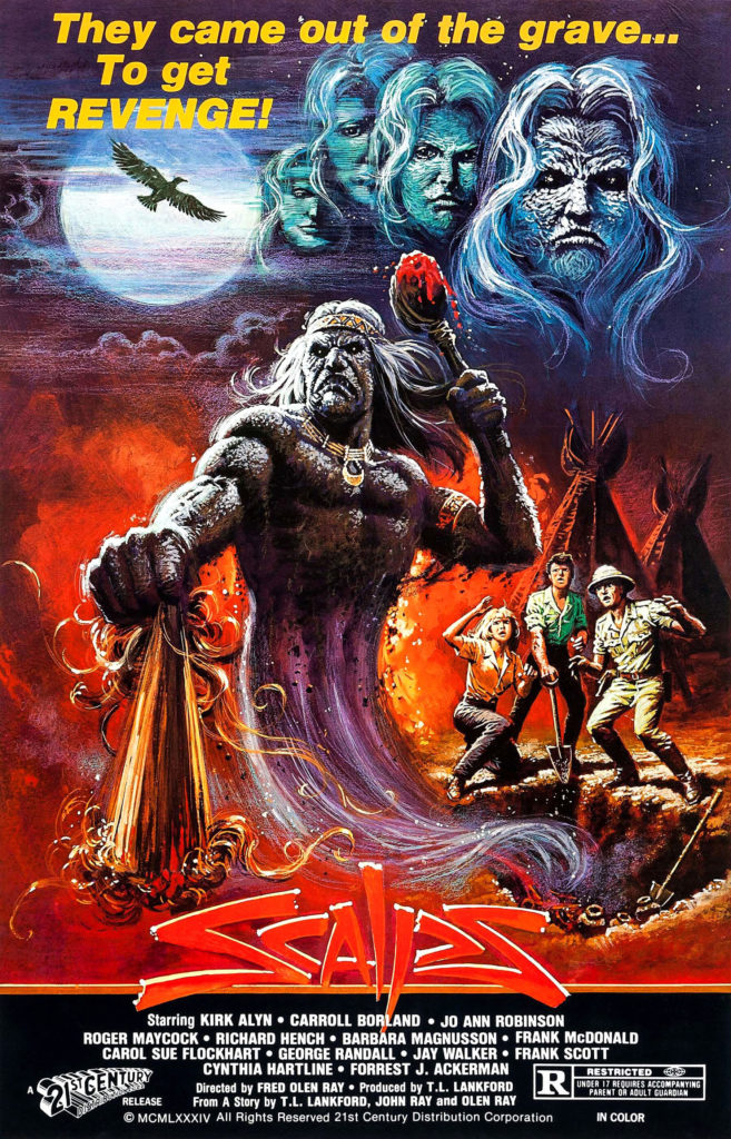 Póster de Scalps, 1983