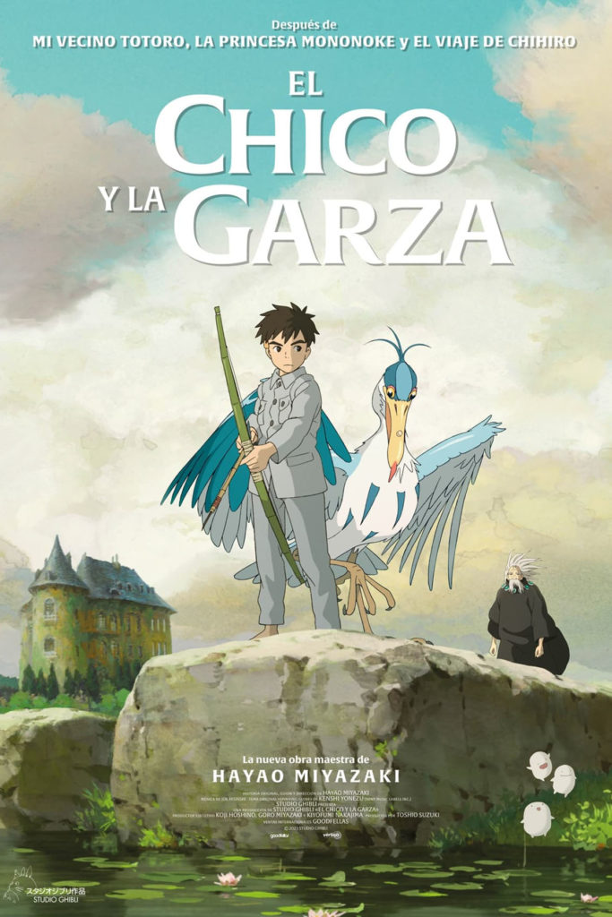 El chico y la garza - poster