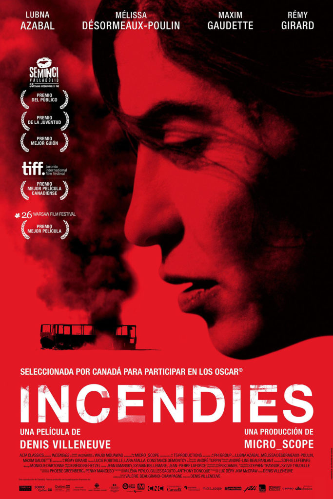 Incendies - poster