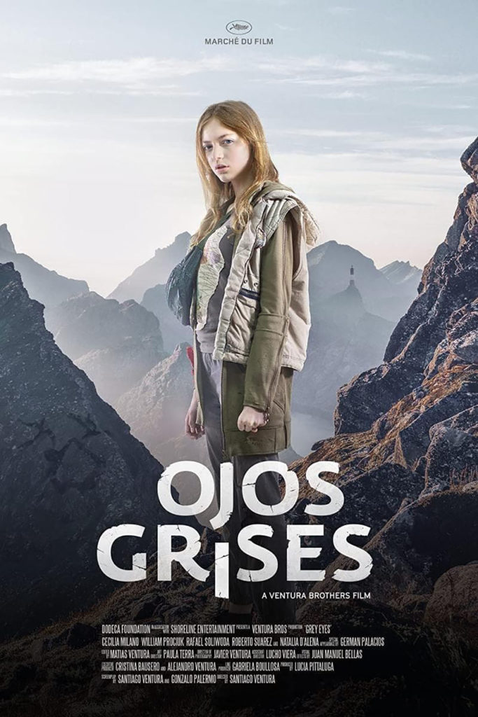ojos grises - poster
