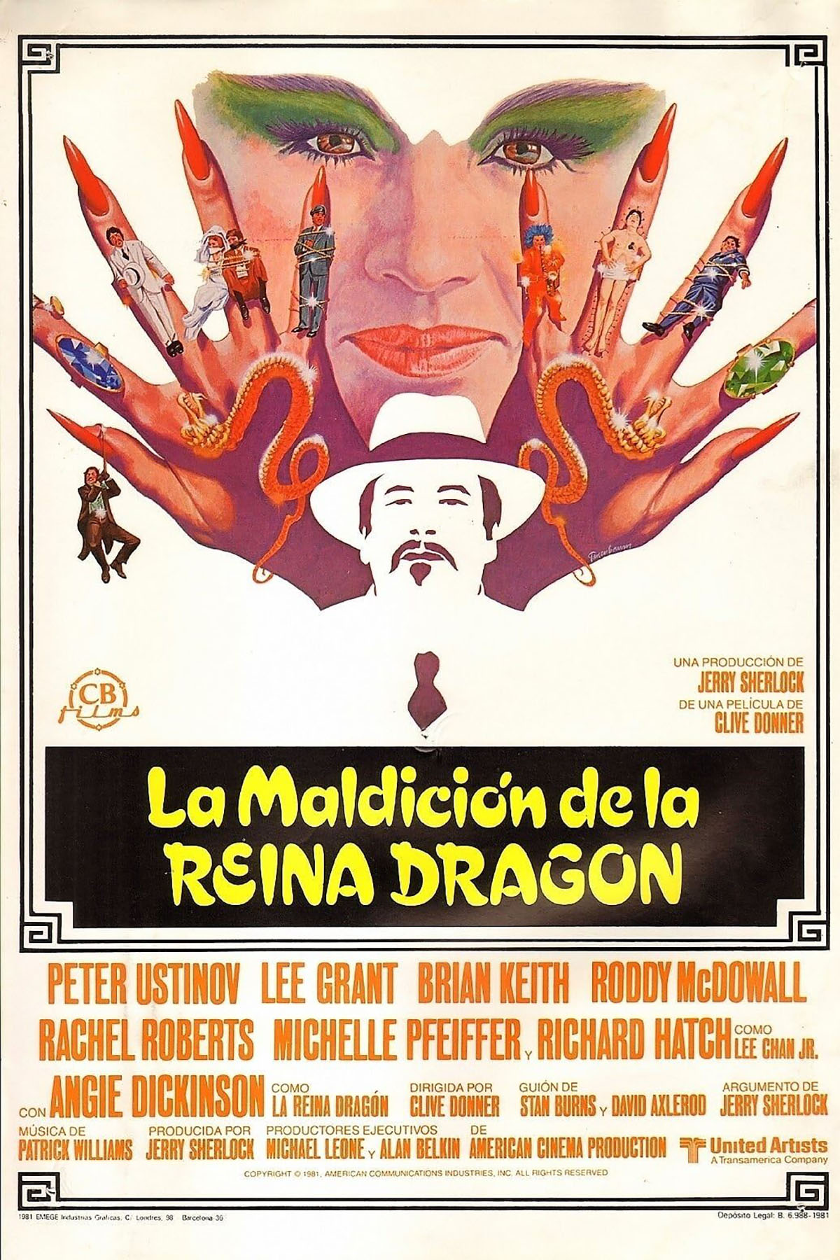 La maldición de la Reina Dragón - poster