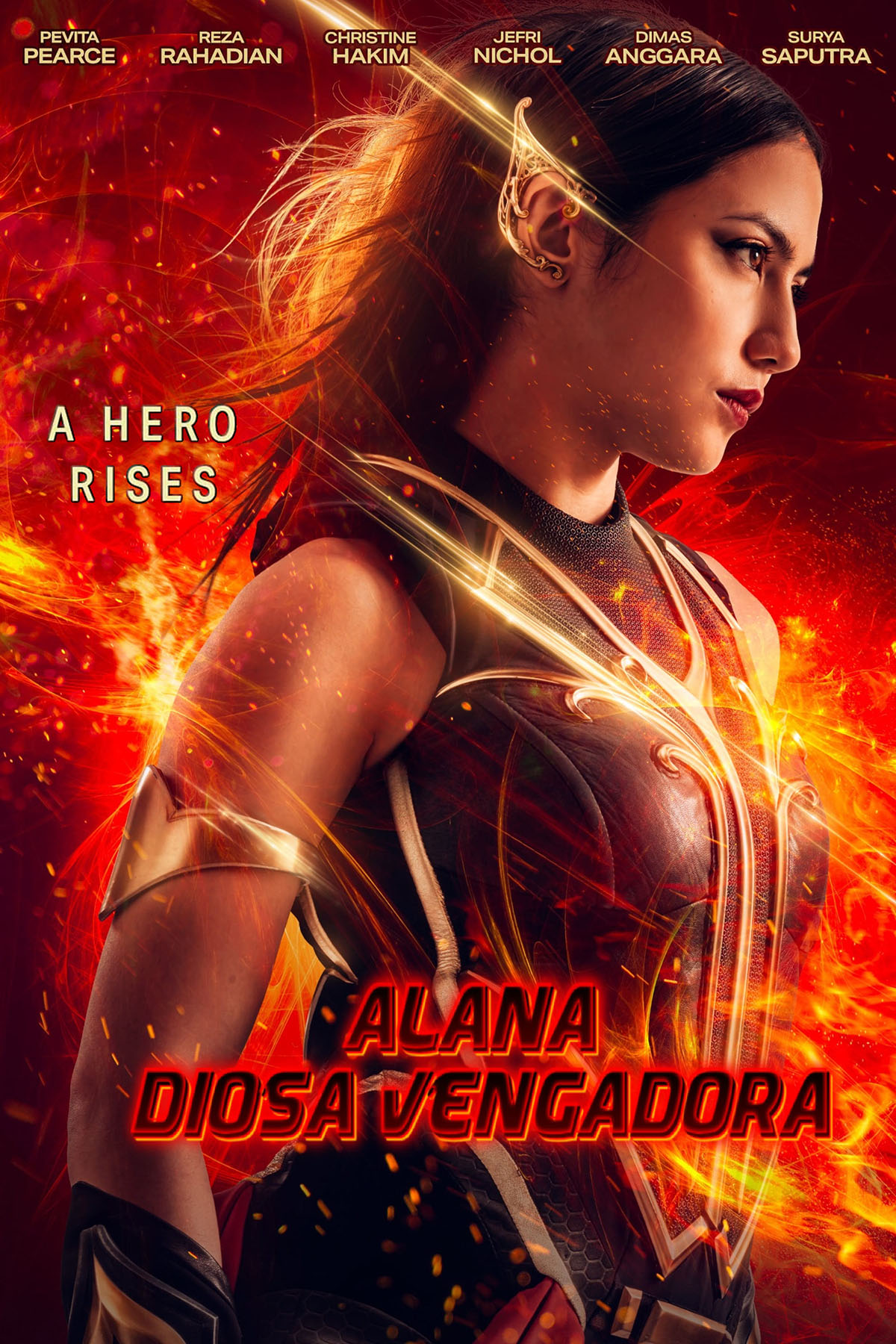 Alana, diosa vengadora - poster