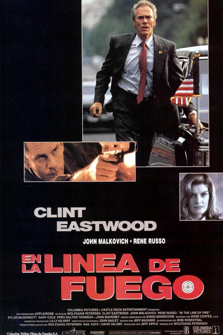 En la línea de fuego - poster