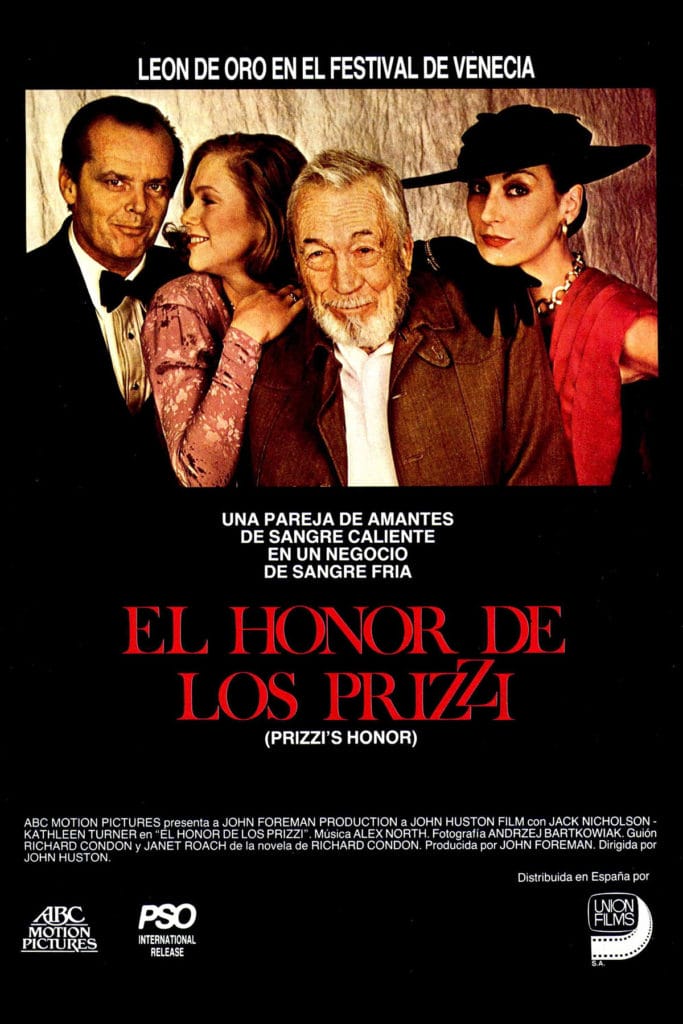 El honor de los Prizzi - poster