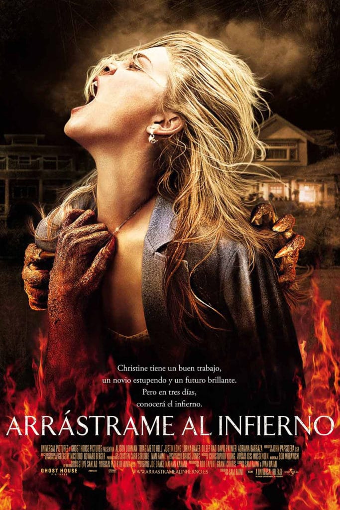 Arrastráme al infierno - poster